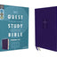 NIV, Quest Study Bible, Personal Size, Leathersoft, Blue, Thumb Indexed, Comfort Print: The Only Q and A Study Bible
