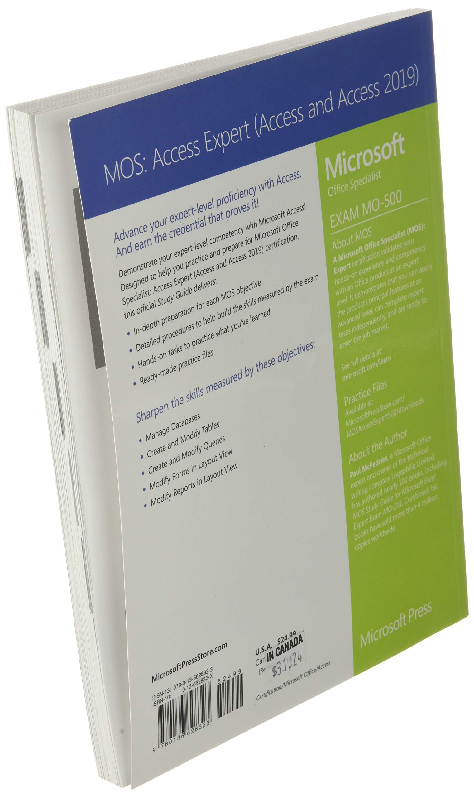 MOS Study Guide for Microsoft Access Expert Exam MO-500