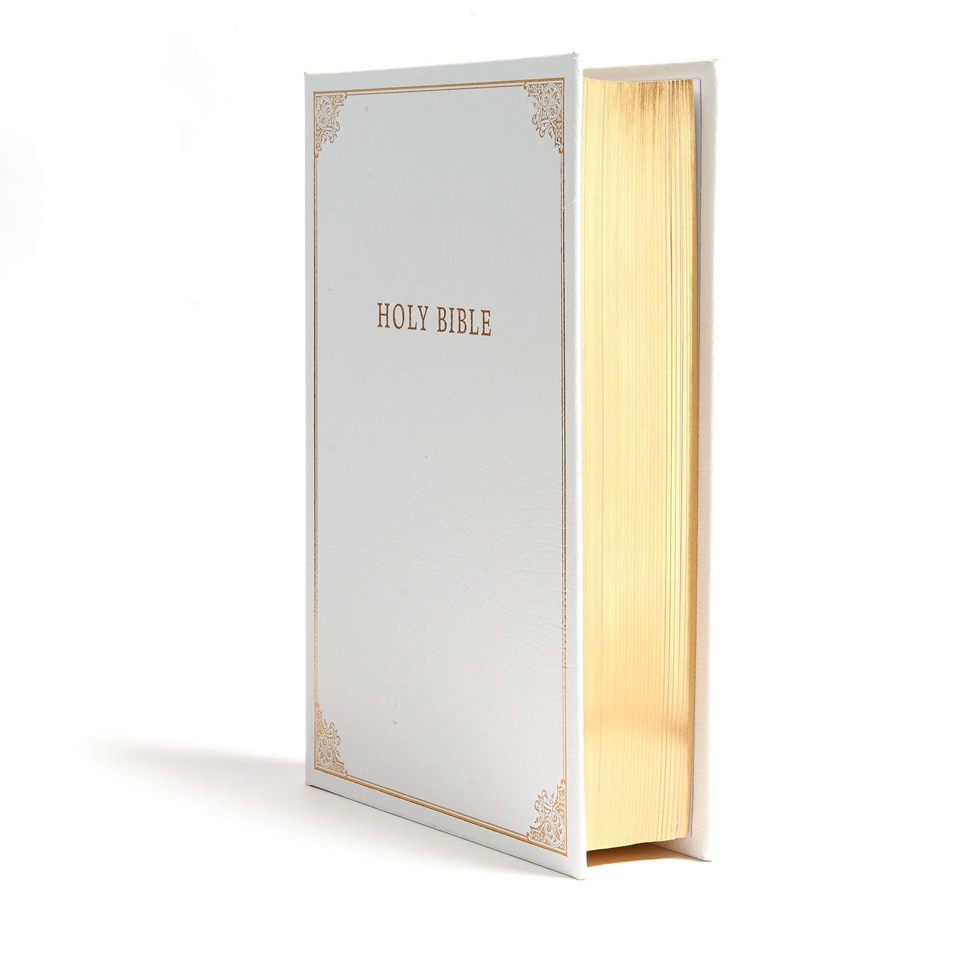 CSB Family Bible, White Bonded Leather Over Board: Holy Bible