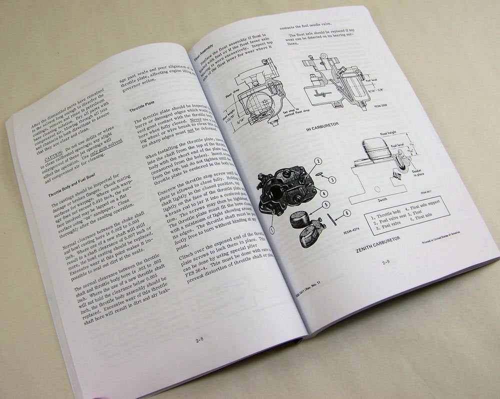 Farmall International Cub and Cub Lo-Boy Tractor Factory Service Repair Manual Revised for 1947-1976 (GSS-1411 with Revision)