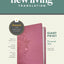 NLT Personal Size Giant Print Bible, Filament Enabled (LeatherLike, Peony Pink, Red Letter): Includes Free Access to the Filament Bible App Delivering ... Notes, Devotionals, Worship Music, and Video