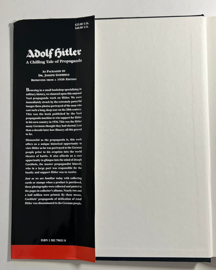 Adolf Hitler: A Chilling Tale of Propaganda — back cover