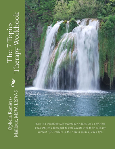 The 7 Topics Therapy Workbook: This is a workbook created for Mental Health Therapists to use with their clients to help them identify their primary ... stressors in the 7 main areas of one's life.