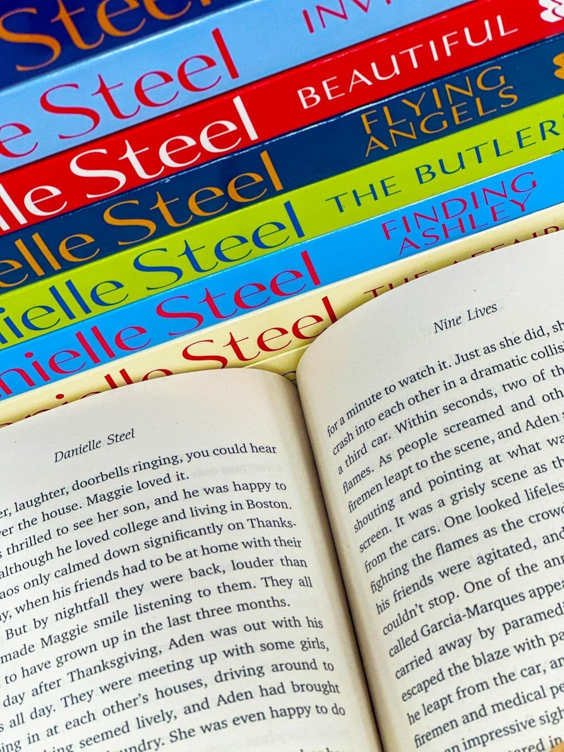 Danielle Steel 12 Books Collection Box Set (The Wedding Dress, All That Glitters, Neighbours, Nine Lives, Complications, Invisible, High Stakes, The Affair, Finding Ashley, The Butler & MORE!)