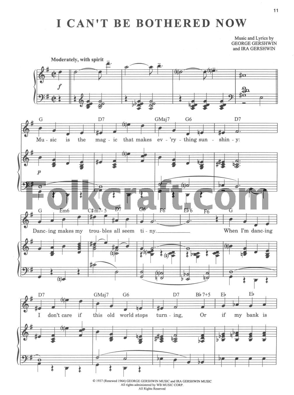 Crazy for You: Vocal Selections Piano, Vocal and Guitar Chor