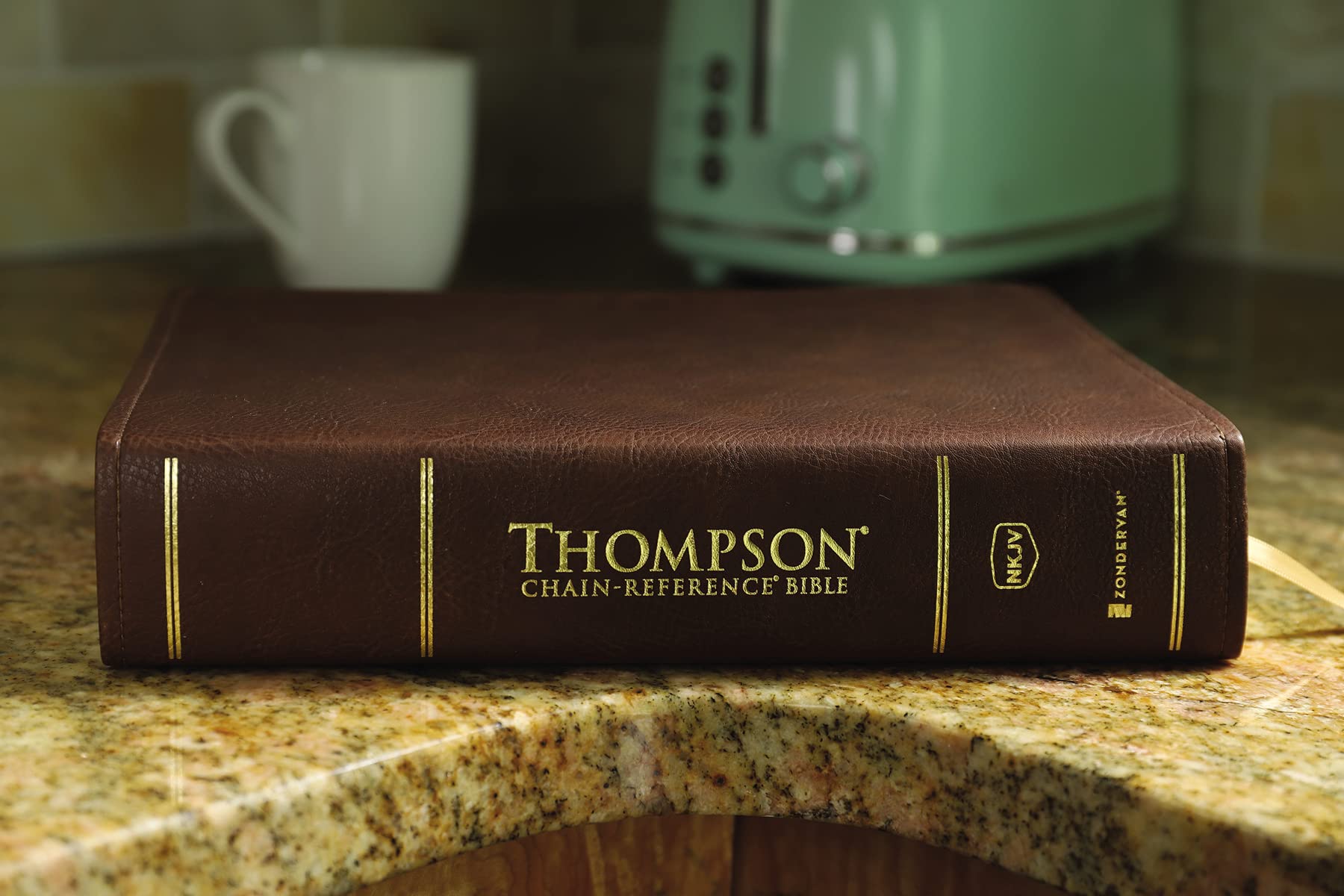 NKJV, Thompson Chain-Reference Bible, Leathersoft, Brown, Red Letter