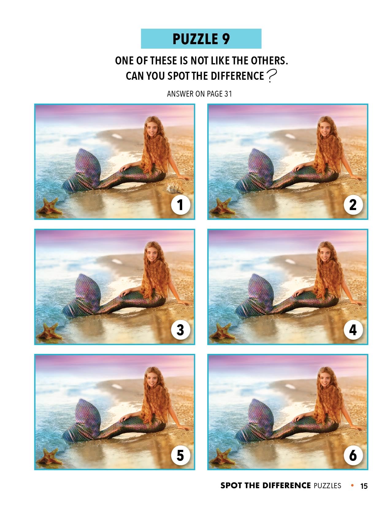 Spot The Difference Puzzle Books, Picture Puzzle Books for Adults and Kids with Over 15 Picture Puzzles, Train Your Brain with Fun Puzzle Activities for All Ages, Volume 2