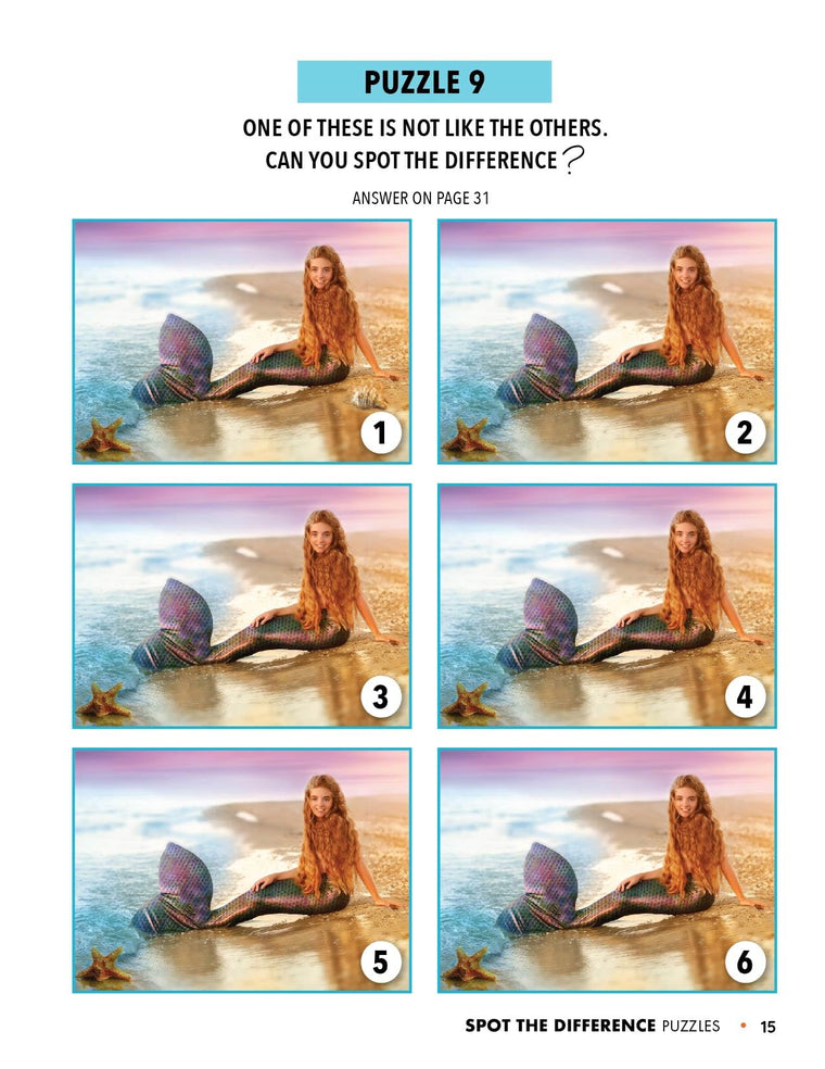 Spot The Difference Puzzle Books, Picture Puzzle Books for Adults and Kids with Over 15 Picture Puzzles, Train Your Brain with Fun Puzzle Activities for All Ages, Volume 2