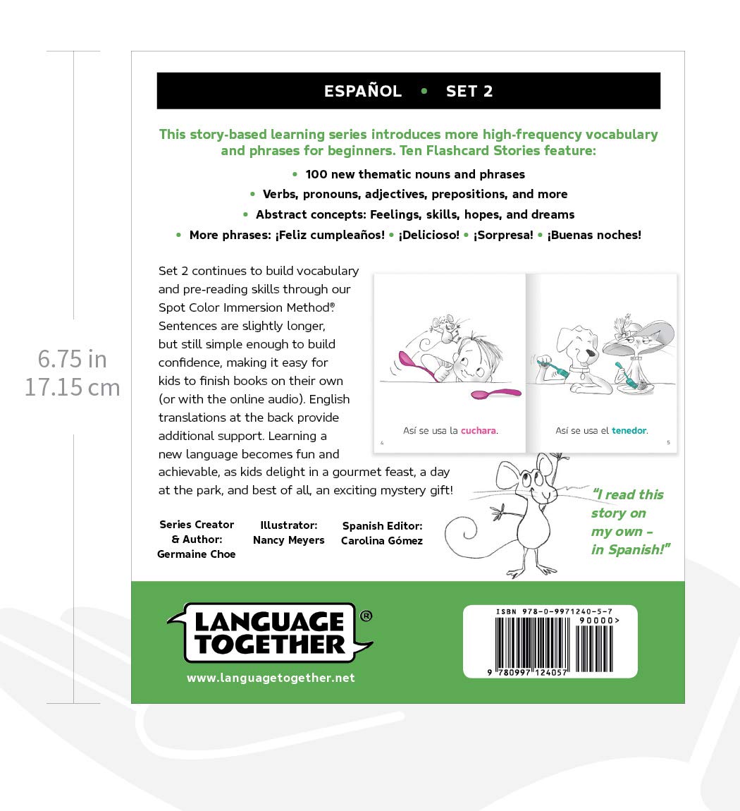 Spanish for Kids Set 2: Beginner Reader Box Set - 10 Early R