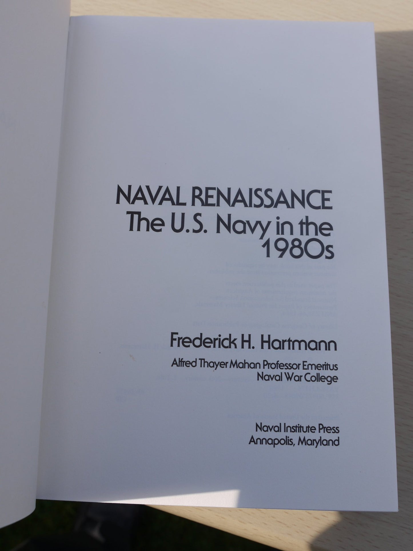 Naval Renaissance: The U.S. Navy in the 1980s