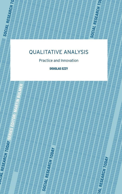 Qualitative Analysis (Social Research Today)