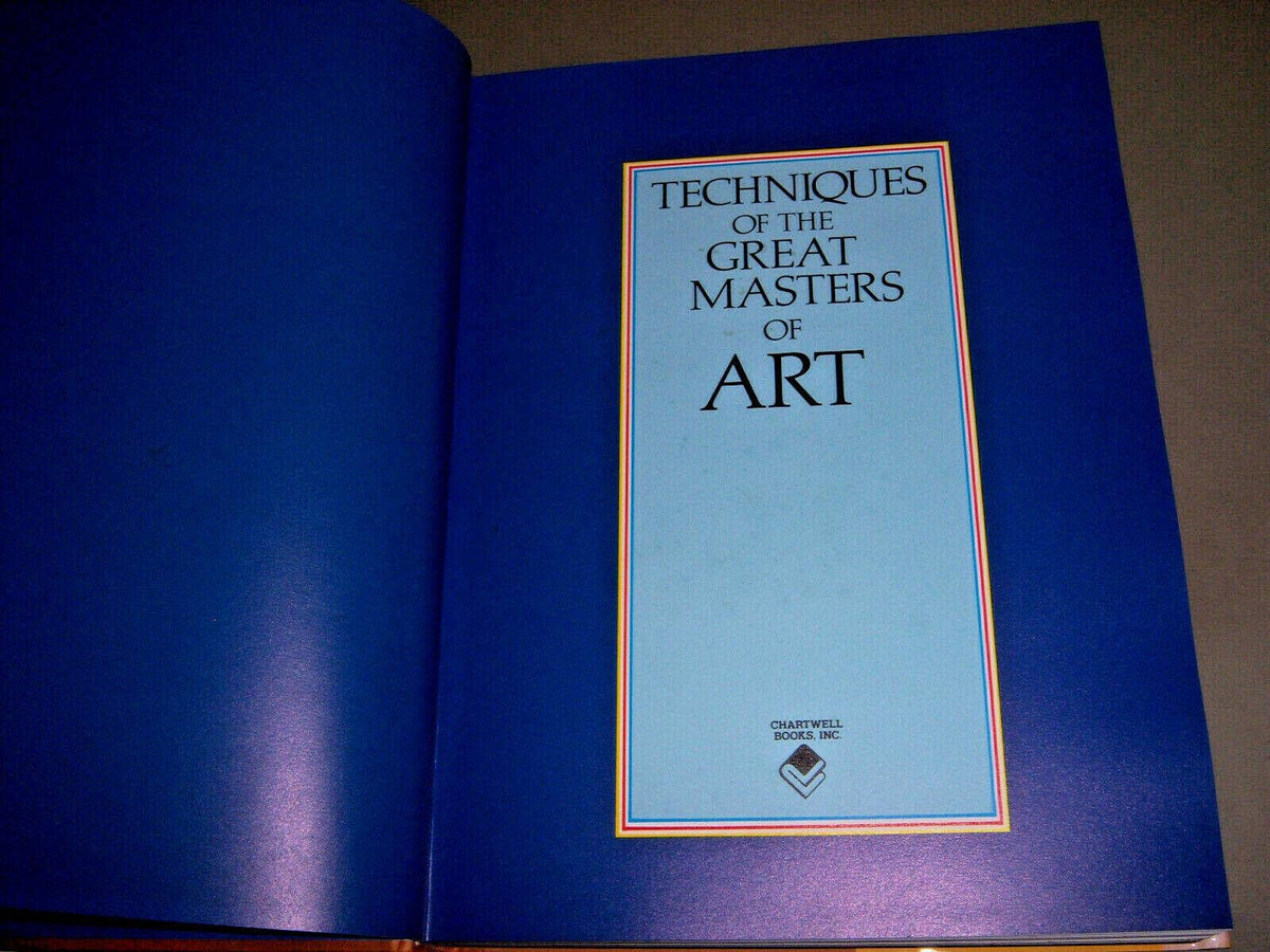 Techniques of the Great Masters of Art
