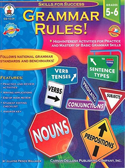 Skills for Success: Grammar Rules!, Grade Level 5-6