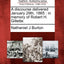 A Discourse Delivered January 29th, 1865: In Memory of Robert H. Gillette.