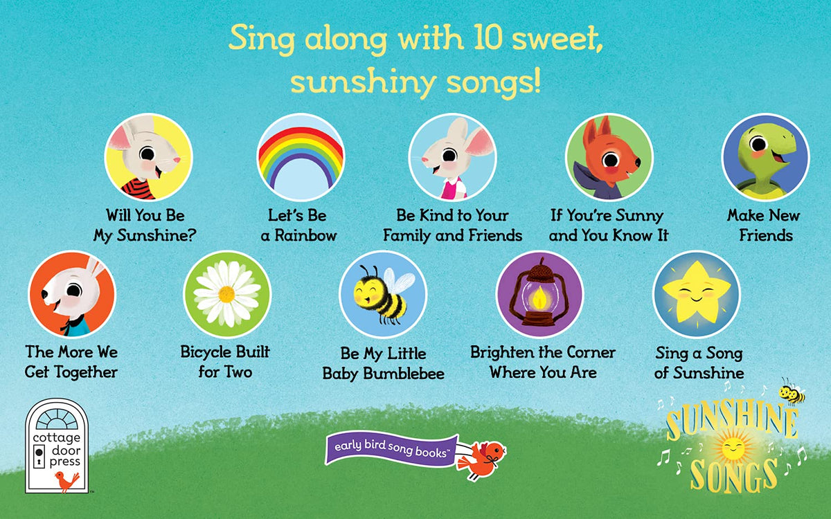 Sing a Song of Sunshine (Interactive Early Bird Children's Song Book with 10 Sing-Along Tunes)