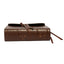 NKJV, Journal the Word Bible, Large Print, Premium Leather, Brown, Red Letter: Reflect on Your Favorite Verses