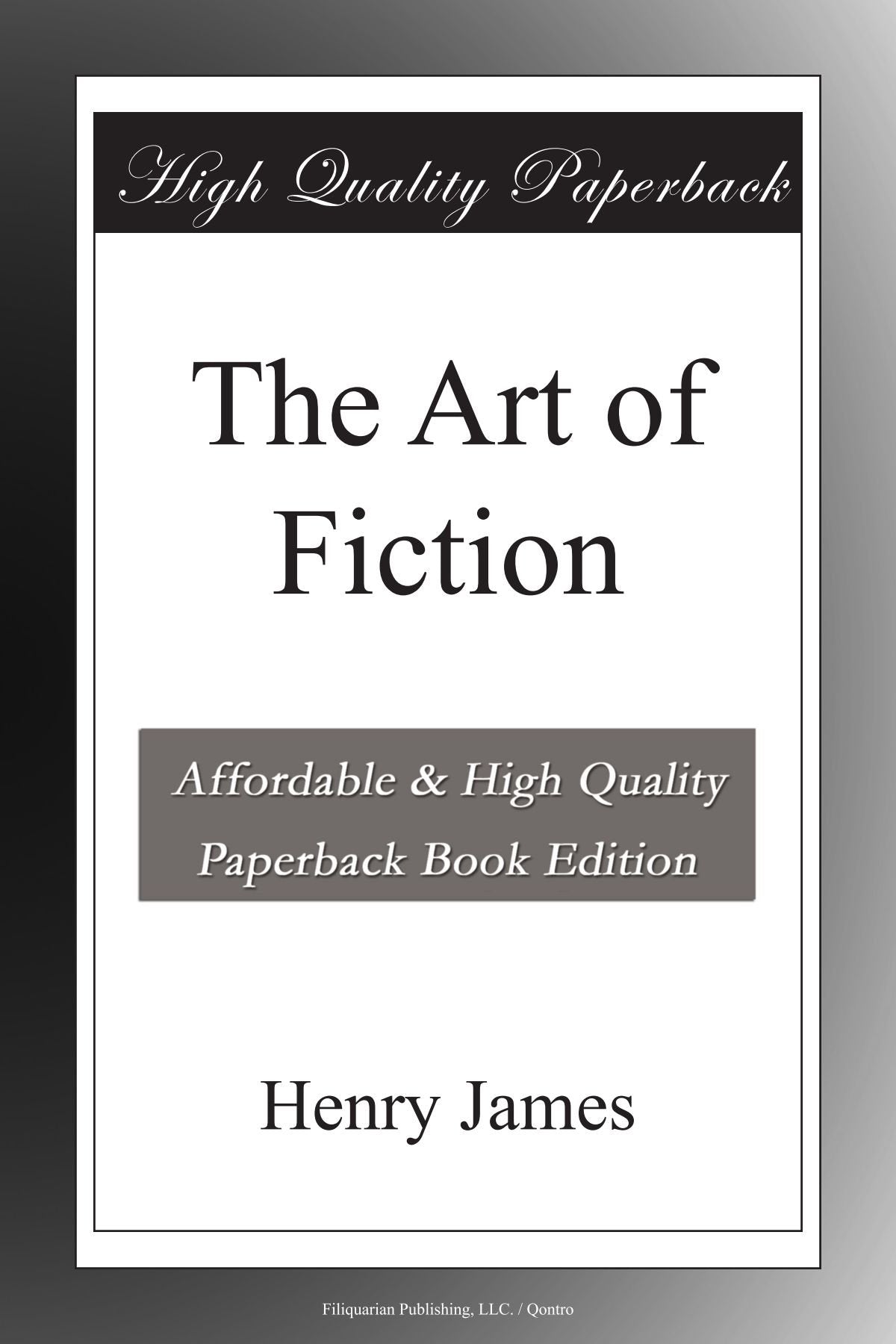The Art of Fiction