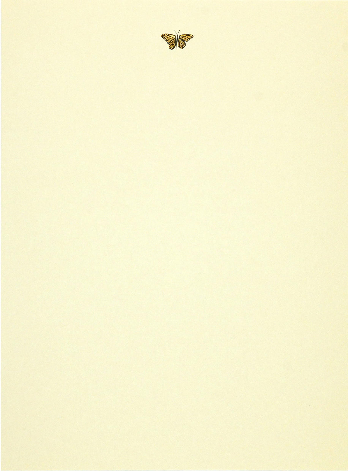 Gold Butterfly (Stationery) (Letter-Perfect Stationery Series)