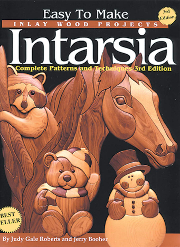 Easy To Make Inlay Wood Projects Intarsia: Complete Patterns & Techniques - 3rd Edition (Fox Chapel Publishing)