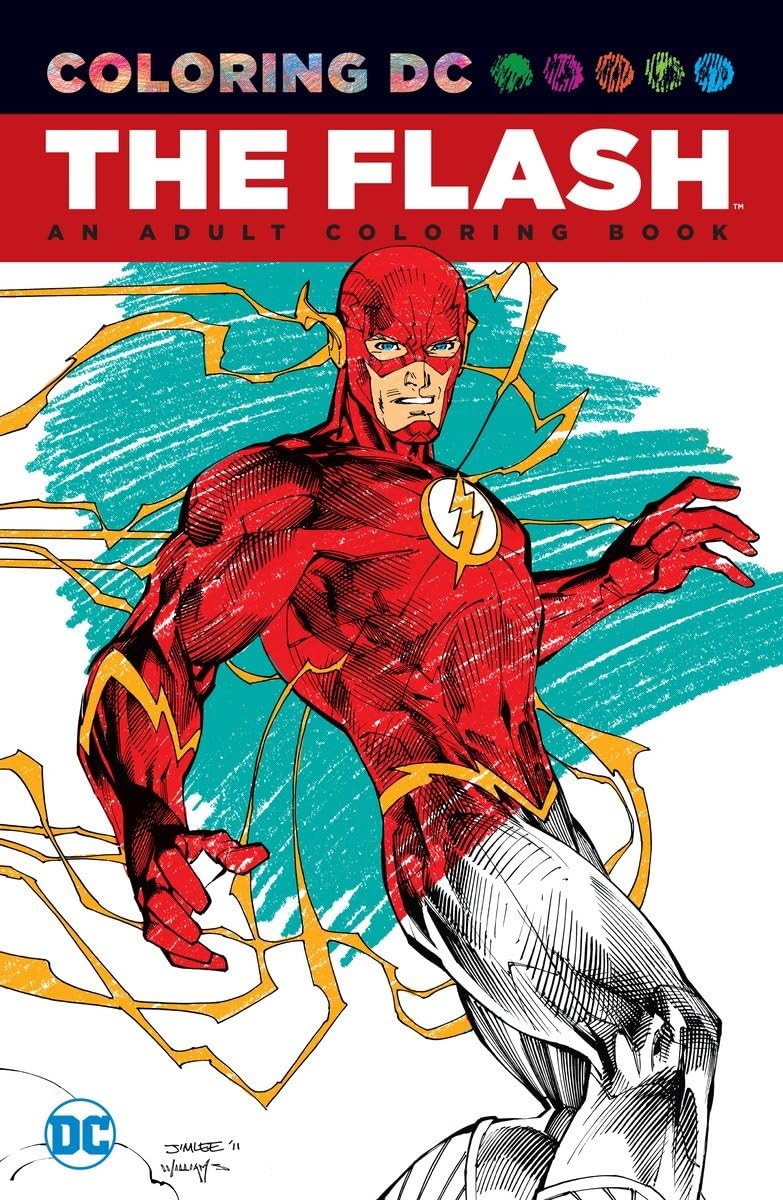 The Flash Adult Coloring Book: An Adult Coloring Book