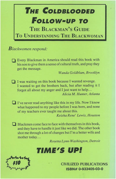 The Blackwoman's Guide to Understanding the Blackman