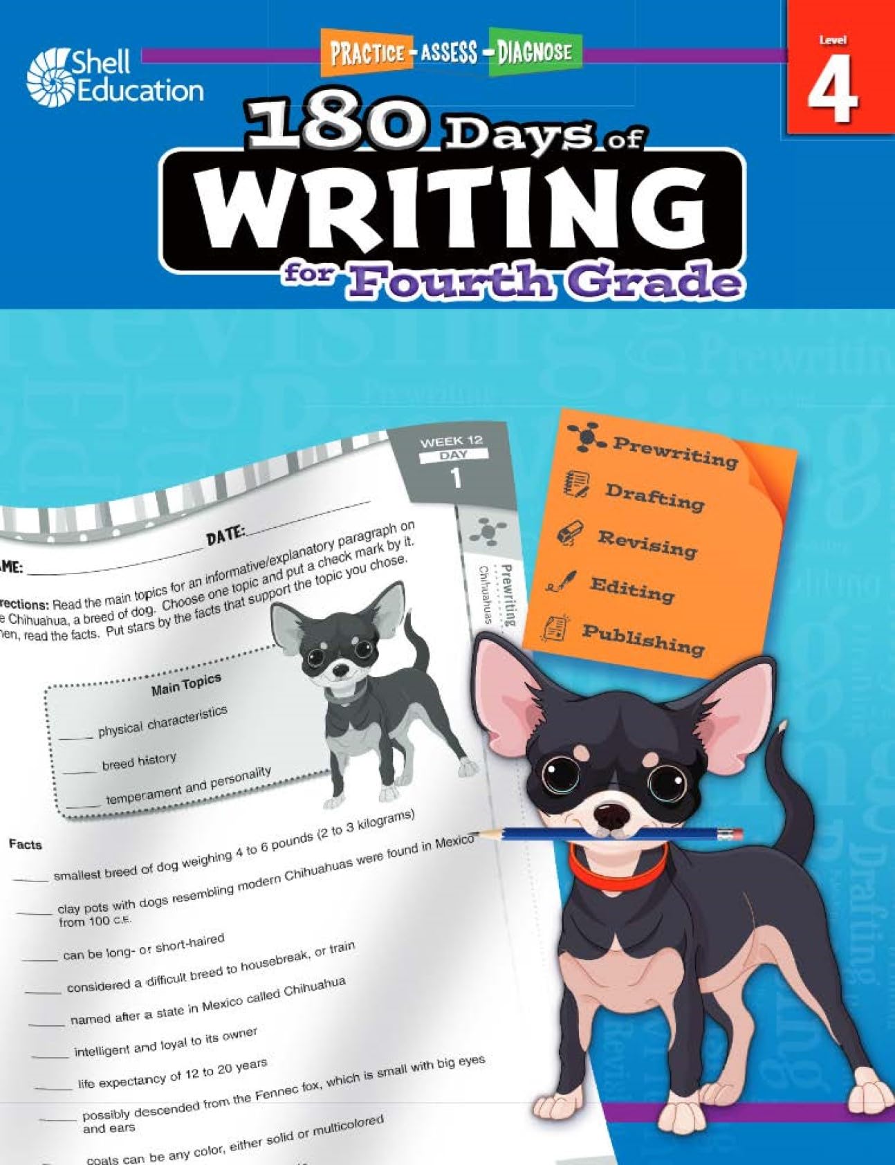 180 Days of Writing for Fourth Grade - An Easy-to-Use Fourth Grade Writing Workbook to Practice and Improve Writing Skills (180 Days of Practice)