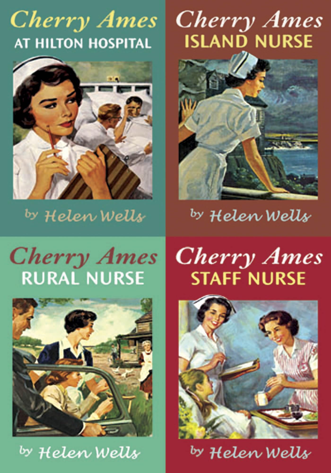 Cherry Ames: Box Set (Books 13-16) At Hilton Hospital, Island Nurse, Rural Nurse and Staff Nurse