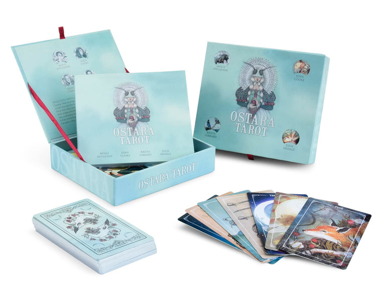 Ostara Tarot: (Tarot Kit Box Set with 78 Cards and Guide Book)