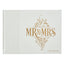 Wedding Guest Book - Mr. and Mrs. Our Wedding - Lacey White Faux Leather w/Inspirational Quotes Scripture - Visitor Register Sign-in Book for Events