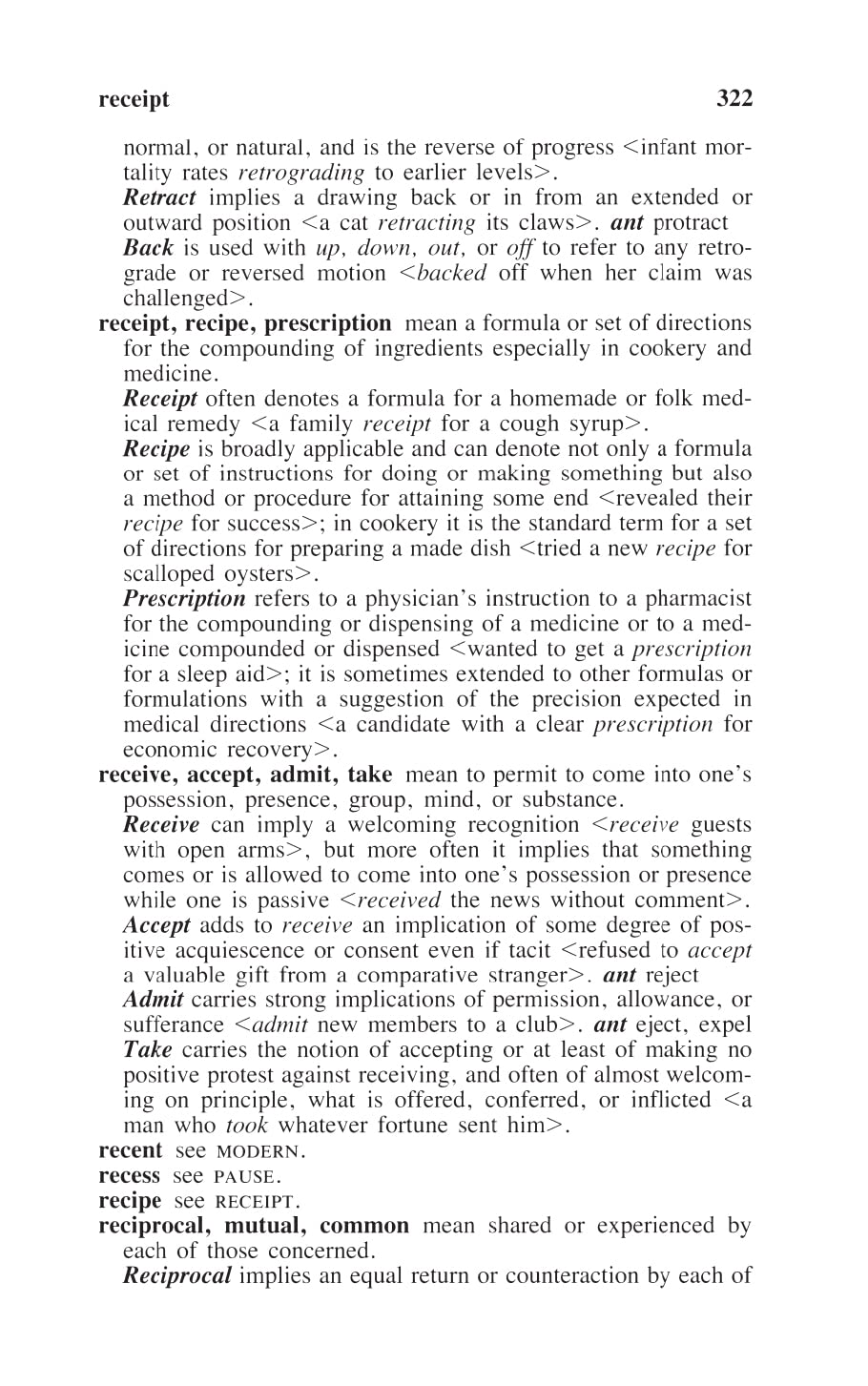 The Merriam-Webster Dictionary of Synonyms and Antonyms