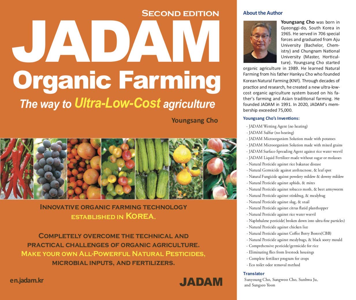 JADAM Organic Farming (Second Edition) : Innovative organic