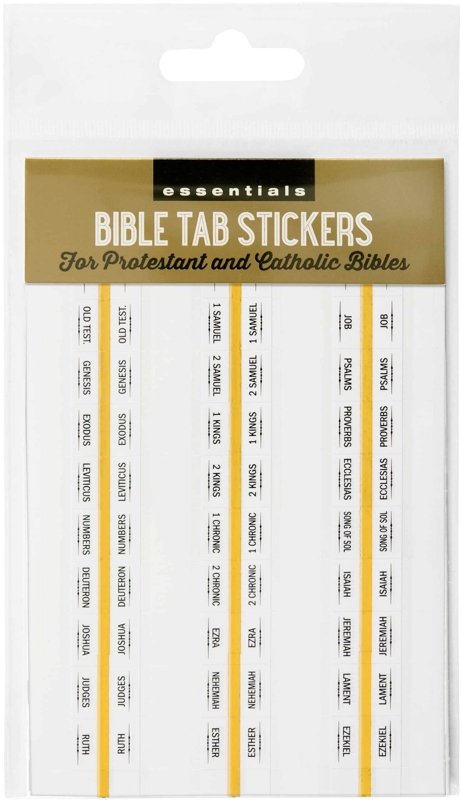 Bible Tab Stickers (Set of 99 Tabs)