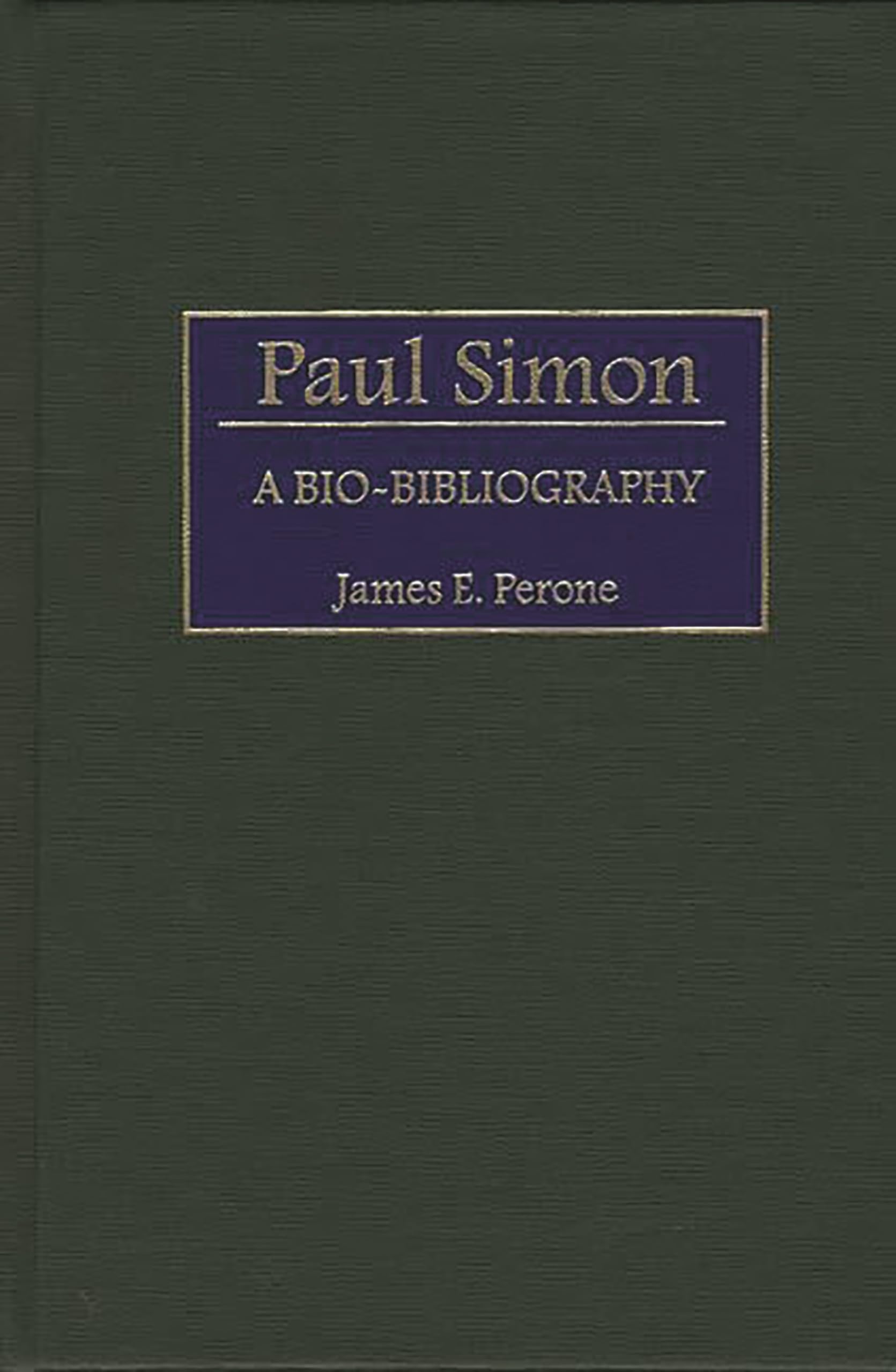 Paul Simon: A Bio-Bibliography (Bio-Bibliographies in Music)
