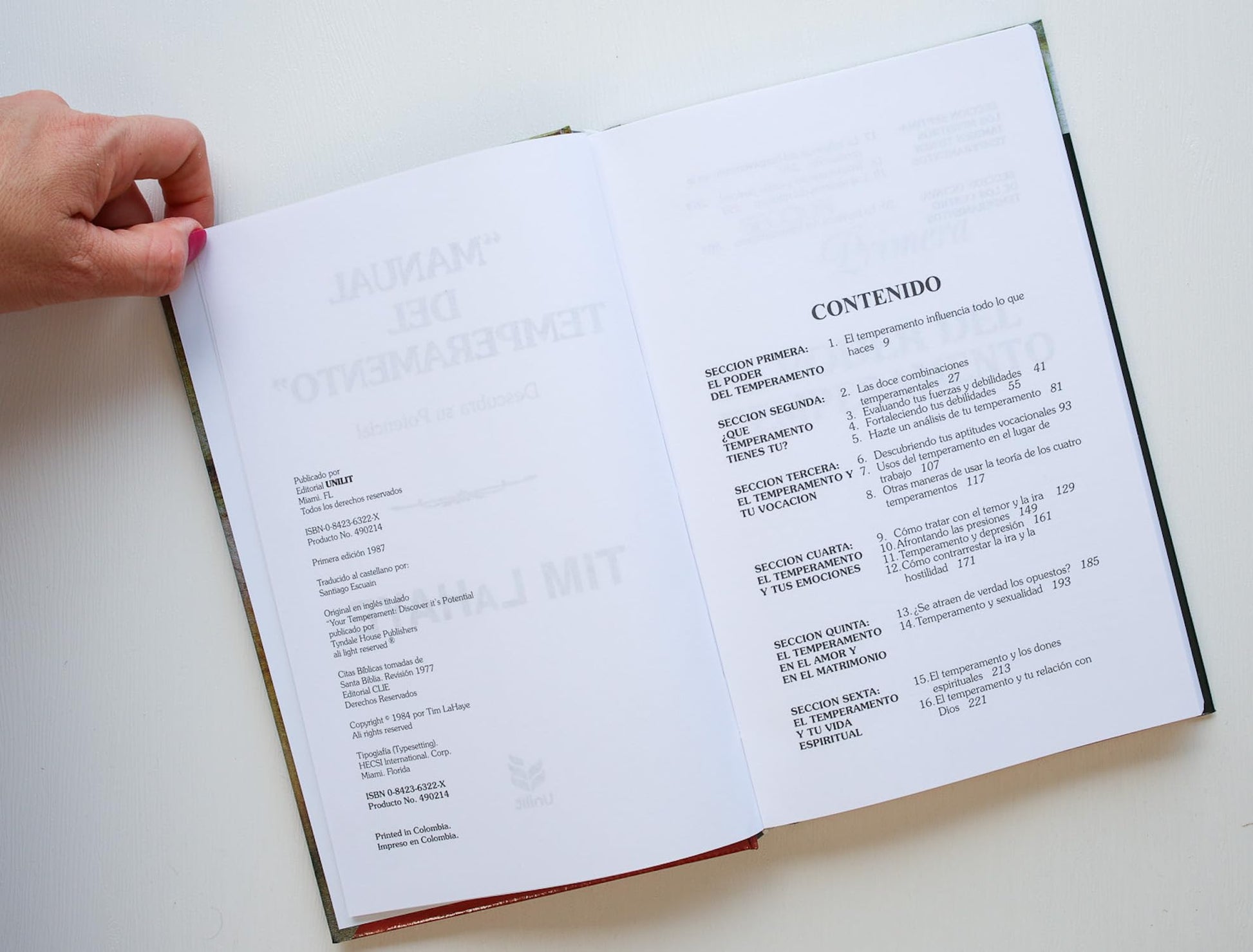 Manual del temperamento/ Your Temperament Discover Potential (Spanish Edition)