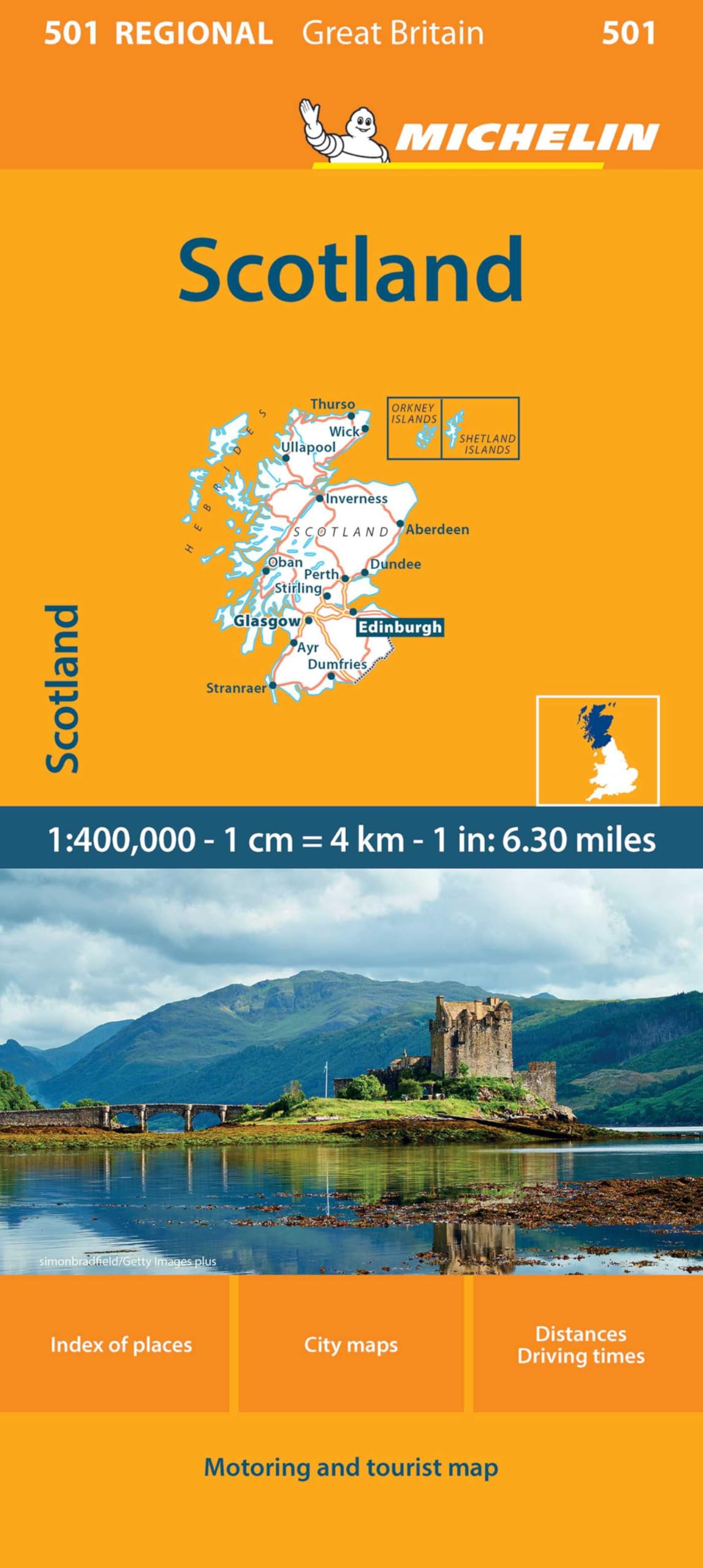 Great Britain: Scotland Map # 501 (Maps/Regional (Michelin))