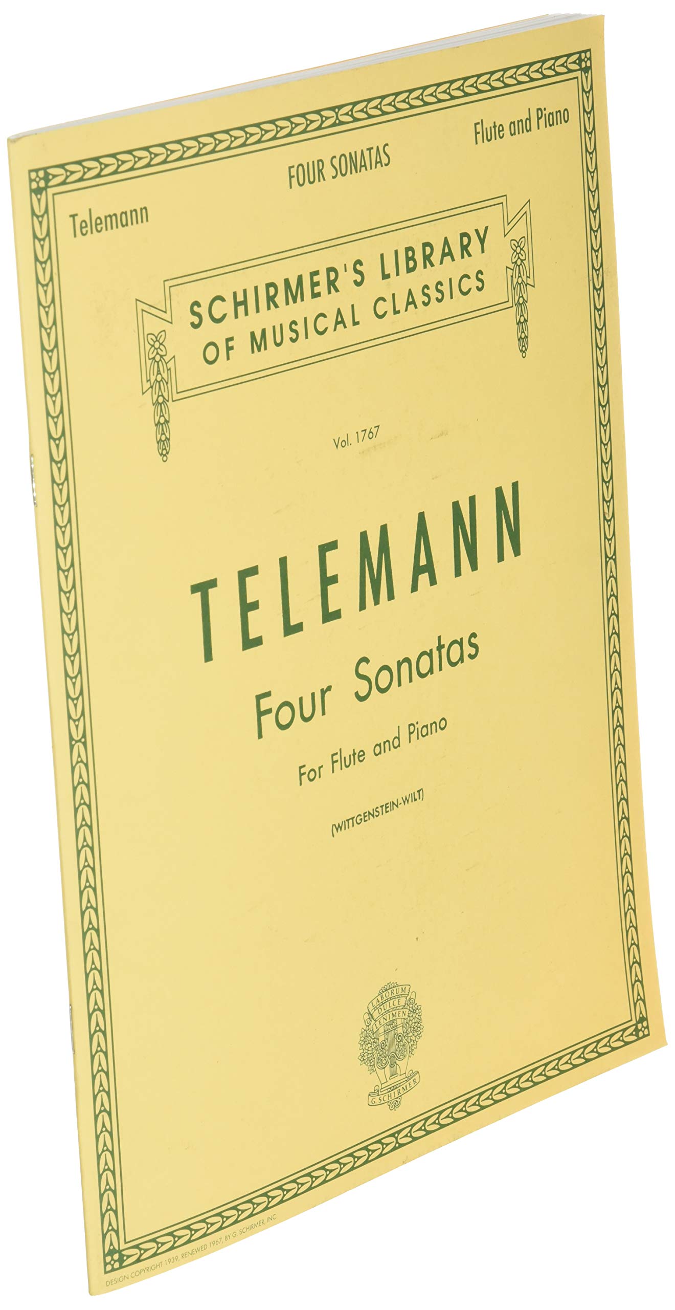 Four Sonatas For Flute and Piano, Vol. 1767