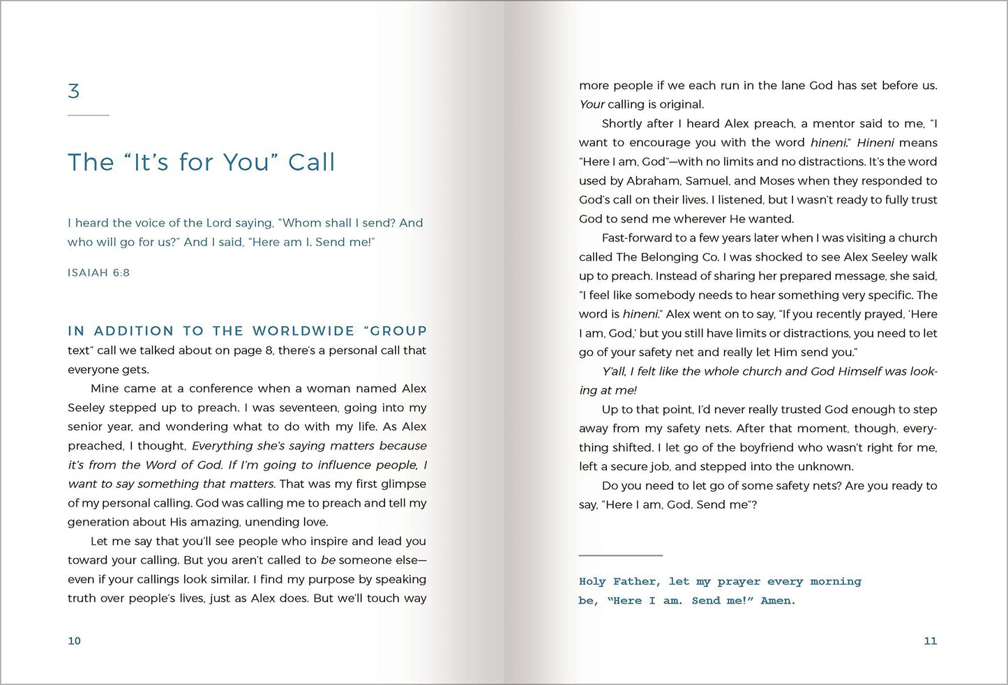 Live on Purpose: 100 Devotions for Letting Go of Fear and Following God