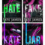 Madison Kate Series 4 Books Collection Set By Tate James (Hate, Liar, Fake, Kate)