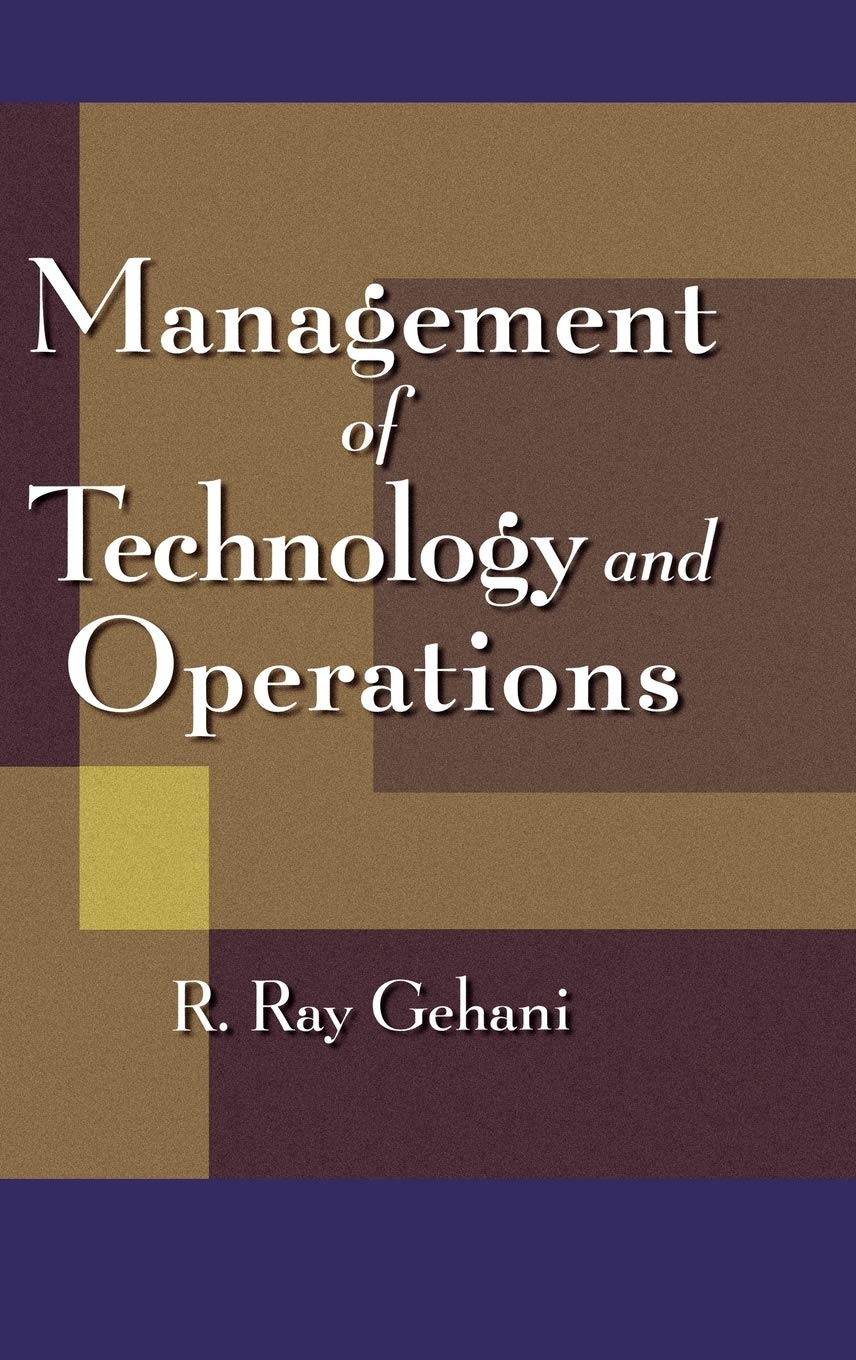 Management of Technology and Operations