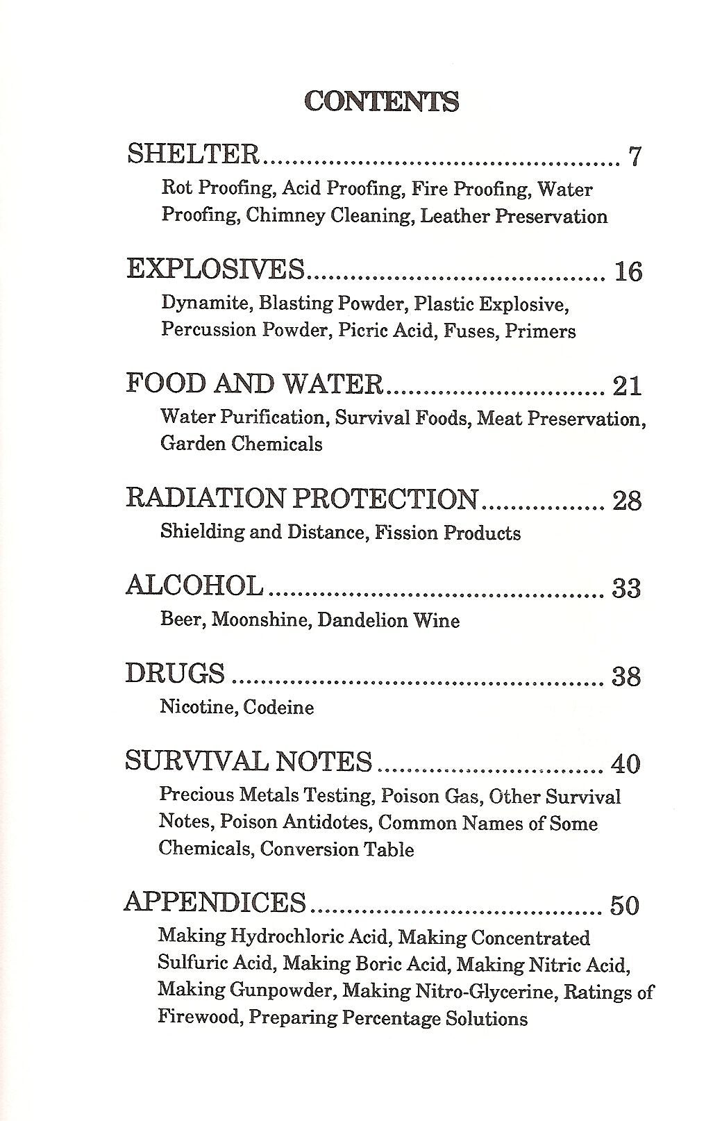 The Survival Chemist (#C-562)