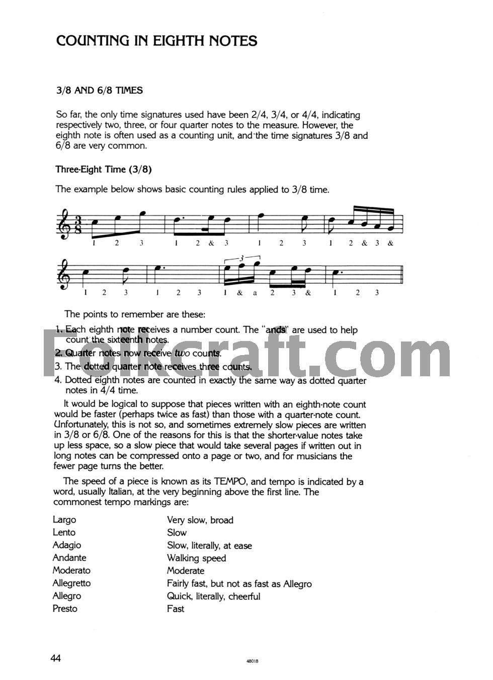 First Book for the Guitar - Part 2: Guitar Technique