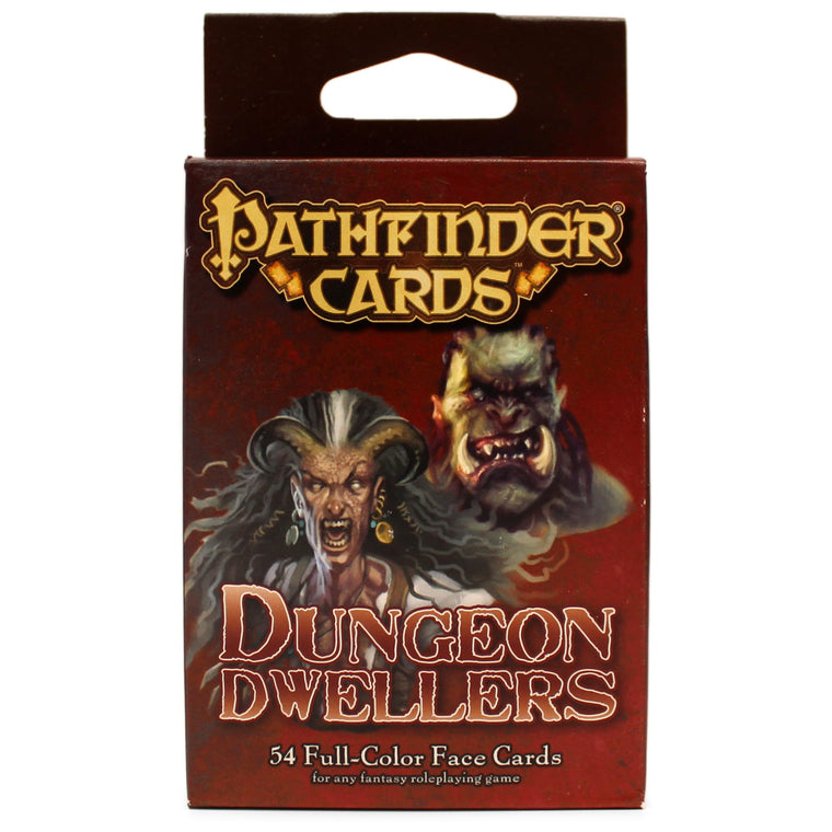 Pathfinder Face Cards: Dungeon Dwellers