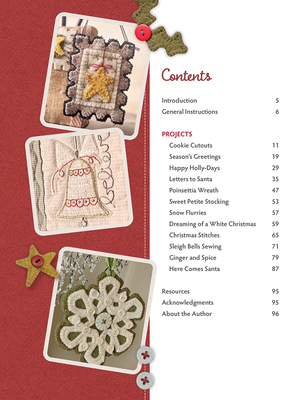 Jingle All the Way: 40 Small Stitcheries to Make Your Home Merry