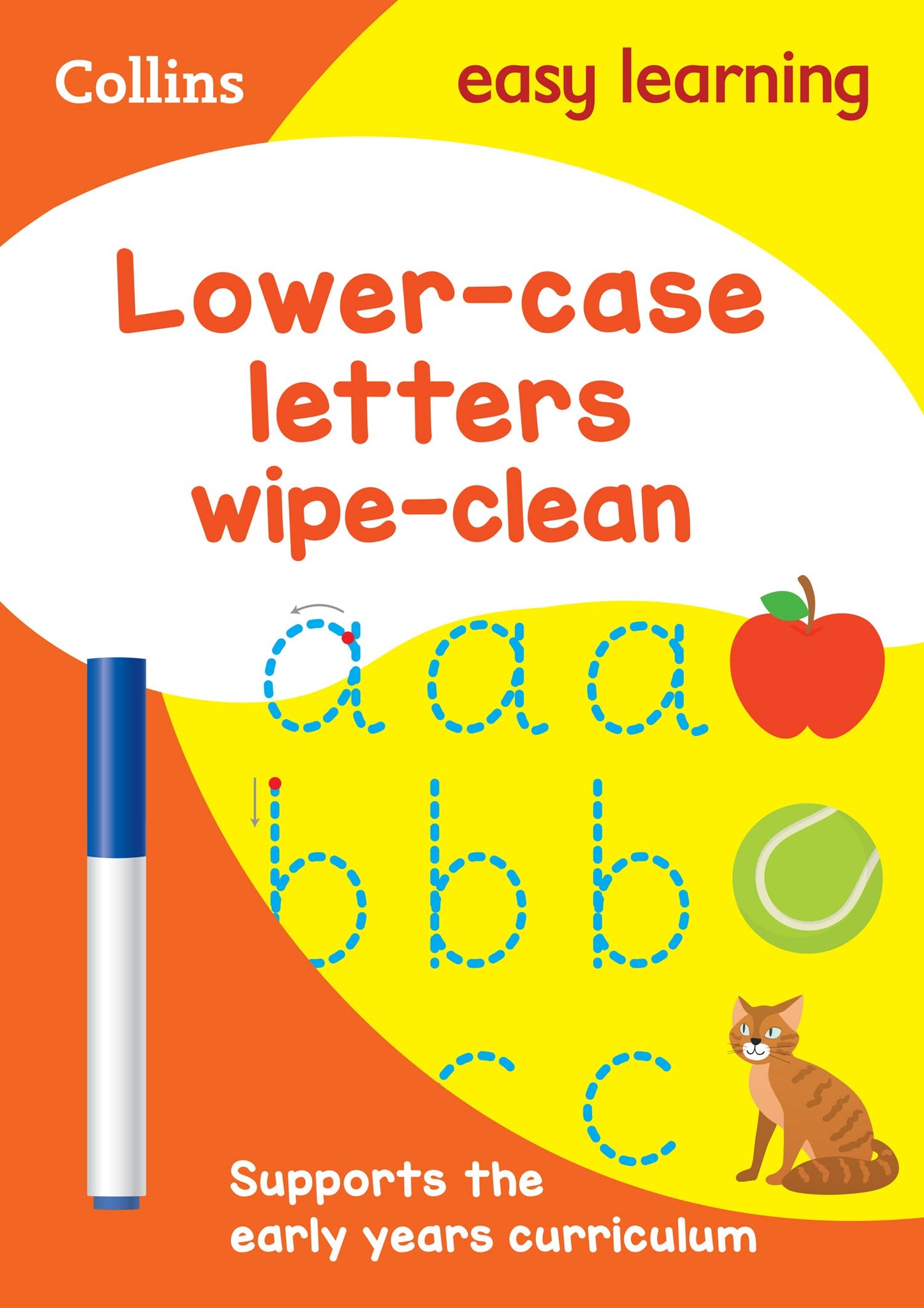 Lower Case Letters: Wipe-Clean Activity Book (Collins Easy Learning Preschool)