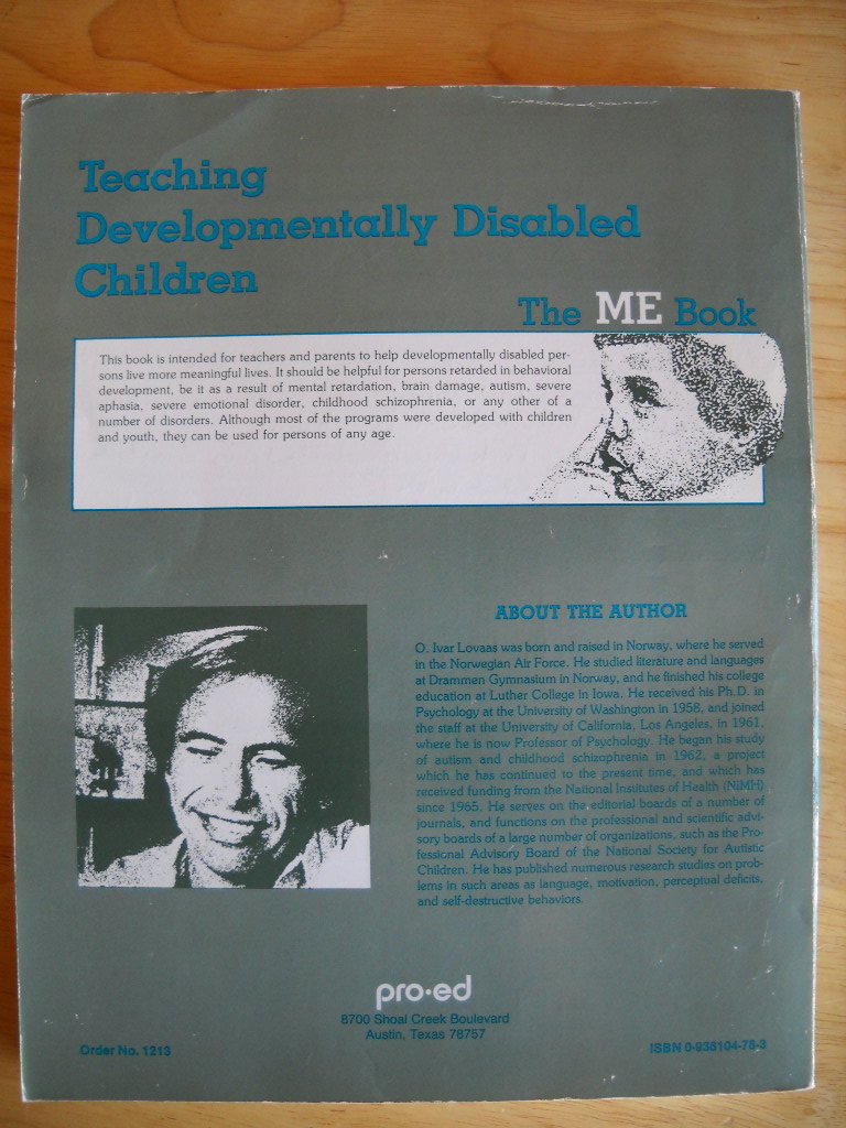 Teaching Developmentally Disabled Children: The Me Book