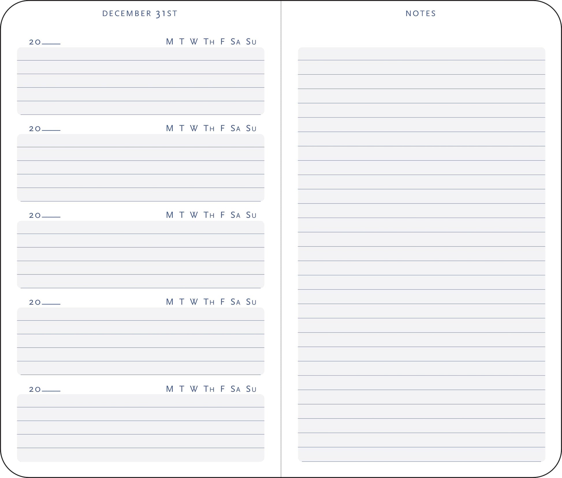 Five Year Journal - Deluxe, Cloth-Bound Edition (1 minute a day is all it takes!)