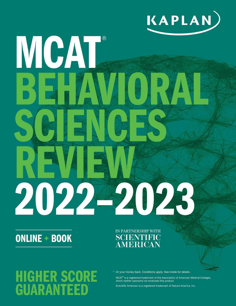 MCAT Behavioral Sciences Review 2022-2023: Online + Book (Kaplan Test Prep)
