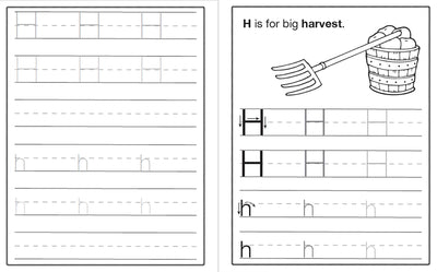 Fall Fun Letter and Number Tracing: Pre-K Workbook (Books for Kids Ages 3-5)