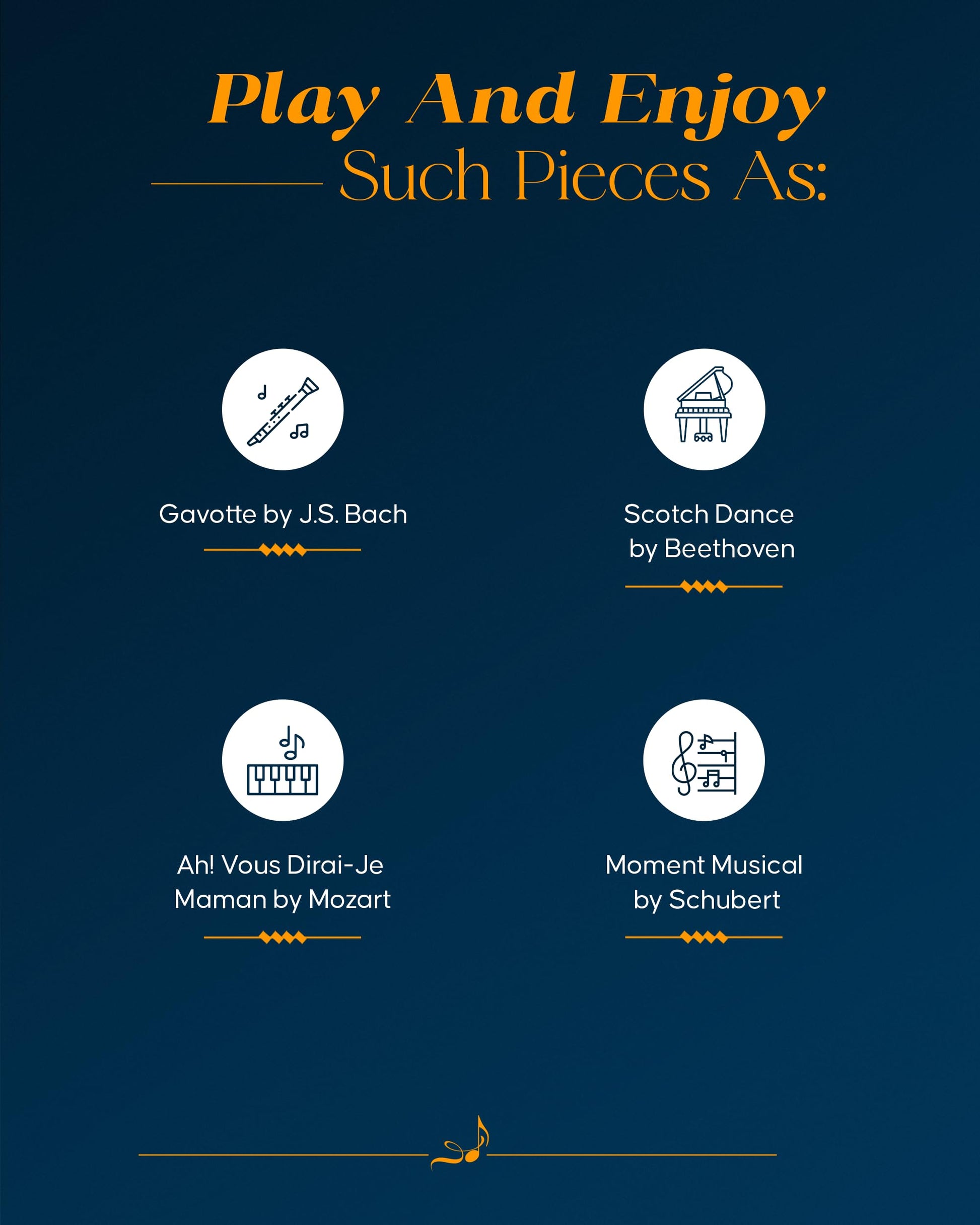 Forty Little Pieces in Progressive Order for Beginner Flute  Classical Sheet Music Flute and Piano Duets  Progressive Baroque and Classical Flute ... and Adults (Louis Moyse Flute Collection)