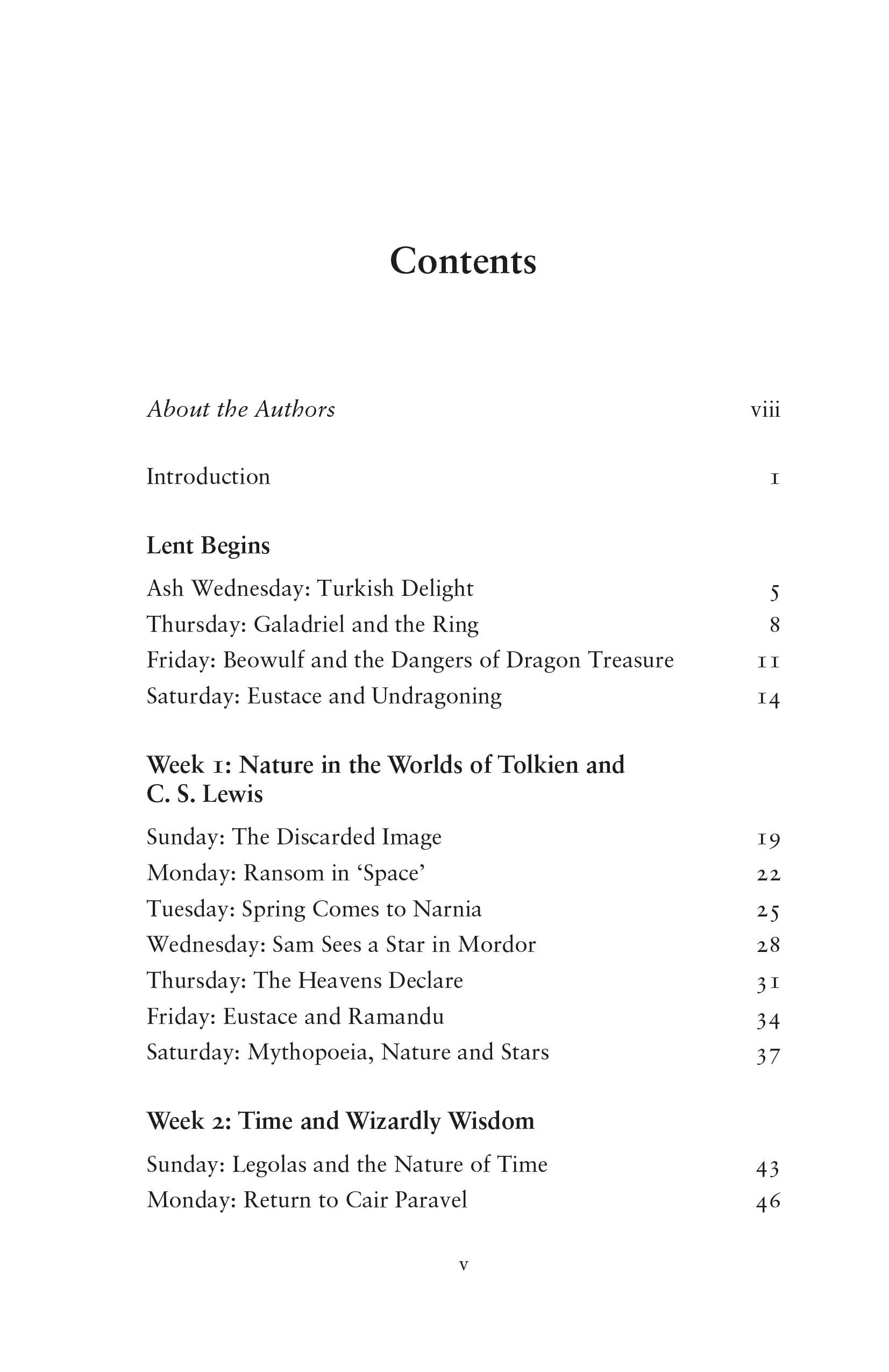 Wardrobes and Rings: Through Lenten Lands with the Inklings